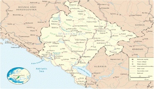 Karte (Kartografie)-Podgorica-map-montenegro.jpg
