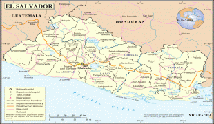 Kaart (cartografie)-El Salvador-Un-el-salvador.png