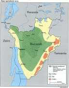 Kaart (cartografie)-Burundi-Burundi-Agricultural-Map.jpg