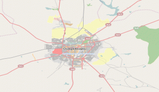 Kaart (cartografie)-Ouagadougou-rectangle8.png