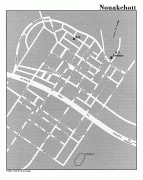 Kaart (kartograafia)-Nouakchott-nouakchott.jpg