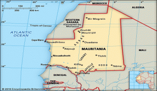 Kaart (kartograafia)-Nouakchott-62289-004-AC36CABD.jpg