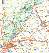 Kaart (cartografie)-Bratislava-roadmap.jpeg