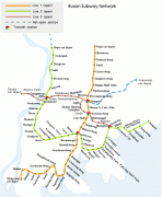 Kaart (cartografie)-Busan-busan_subway.gif