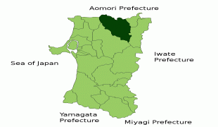 Географическая карта-Акита (префектура)-Odate_in_Akita_Prefecture.png