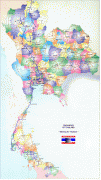 Kaart (cartografie)-Thailand-provinces.jpg
