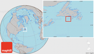 Kaart (kartograafia)-Saint-Pierre ja Miquelon-shaded-relief-location-map-of-saint-pierre-and-miquelon-gray-outside.jpg