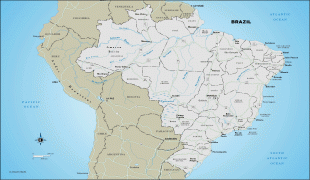 Географическая карта-Бразилия-brazil-road-map.gif