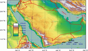Carte géographique-Arabie saoudite-Saudi_Arabia_Topography.png