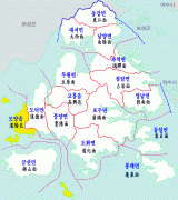 Karte (Kartografie)-Jeollanam-do-Goheung-map.png