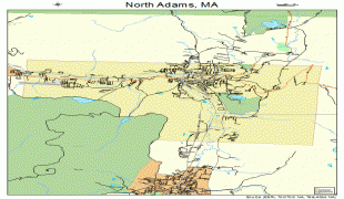 Carte géographique-Adamstown-north-adams-ma-2546225.gif