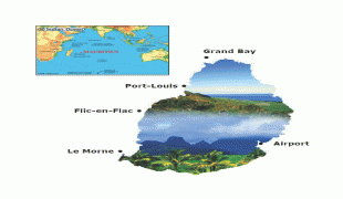 Kaart (cartografie)-Mauritius (land)-mauritius-map2.jpg