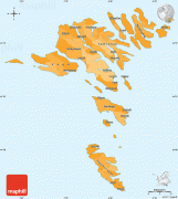 Karte (Kartografie)-Färöer-political-simple-map-of-faroe-islands.jpg