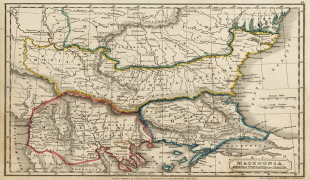 Karte (Kartografie)-Ostmakedonien und Thrakien-g1606.jpg