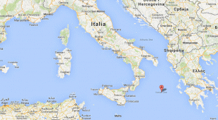 Karte (Kartografie)-Ionische Inseln (griechische Region)-ionian-sea-map.jpg
