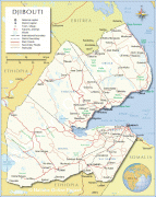 Kaart (kartograafia)-Djibouti-djibouti-map.jpg