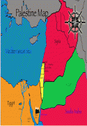 Kaart (cartografie)-Palestina (regio)-palestine-map-blank.jpg