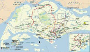 Kaart (cartografie)-Singapore-singaporemetro.jpg