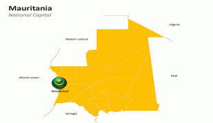 Karte (Kartografie)-Nouakchott-mauritania-nouakchott-capital-city-map-powerpoint-slides.jpg