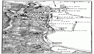 Kaart (cartografie)-Algiers-Algiers-1906-Map.jpg