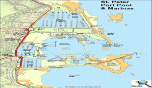 Karte (Kartografie)-Saint Peter Port-Harbour.jpg