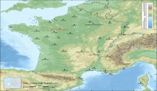 Kaart (cartografie)-Saint-Pierre (stad)-france-map-relief-big-cities-Saint-Pierre-la-Bruyere.jpg