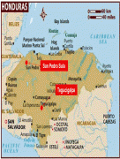 Kaart (kartograafia)-Tegucigalpa-Tegucigalpa%25252Blocation%25252Bin%25252BHonduras.JPG