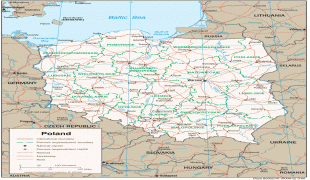 Kaart (kartograafia)-Poola-poland_trans-2000.jpg