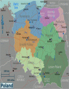 Kaart (cartografie)-Polen-Poland_Regions_map.png