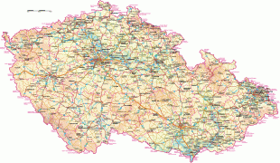 Ģeogrāfiskā karte-Čehija-large_detailed_road_and_physical_map_of_czech_republic_with_all_cities_for_free.jpg