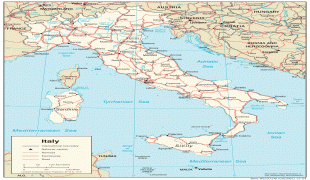 Kaart (kartograafia)-Itaalia-italy_trans-2005.jpg