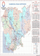 Kaart (kartograafia)-Kambodža-Cambodian-National-Road-Map-also-Index-to-Provience-Road-Maps.jpg