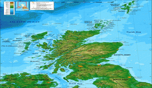 Kaart (cartografie)-Schotland-scotland_topographic.jpg