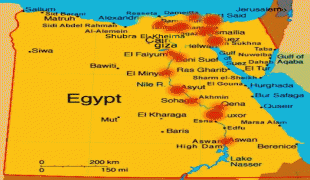 Karte (Kartografie)-Asyut-egypt1.jpg