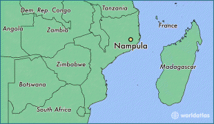 Kaart (cartografie)-Nampula Airport-14685-nampula-locator-map.jpg