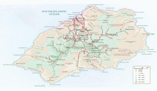 Kaart (cartografie)-Saint Helena Airport-detailed-elevation-map-of-st-helena-island-preview.jpg