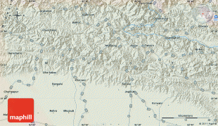 Bản đồ-Bhairahawā-shaded-relief-map-of-27n45-83e20.jpg