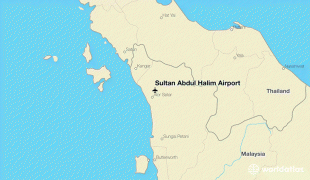 Bản đồ-Sân bay quốc tế Hat Yai-aor-sultan-abdul-halim-airport.jpg
