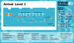 Bản đồ-Sân bay quốc tế Don Mueang-DMK_Terminal1_Arrival_Level.jpg