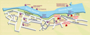 Karte (Kartografie)-Flughafen Kuching-locality_map_b.gif