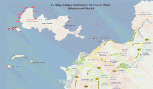 Karte (Kartografie)-Flughafen Kota Kinabalu-map-tunku-abdul-rahman-national-park-big.jpg