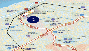 Mapa-Aeropuerto Internacional de Taiwán Taoyuan-map.jpg