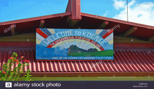 Carte géographique-Aéroport international de Kosrae-welcome-sign-at-the-kosrae-international-airport-kosrae-federated-states-of-micronesia-MMP5C0.jpg