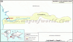 Kaart (cartografie)-Luchthaven Banjul Internationaal-banjul-location-map.jpg
