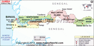 Peta-Bandar Udara Internasional Banjul-gambia-political-map.jpg