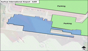 Karte (Kartografie)-Flughafen Aarhus-Aarhus-AAR-Terminal-map.jpg