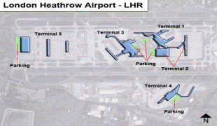 Kaart (cartografie)-London Heathrow Airport-London-Heathrow-Airport-LHR-OverviewMap.jpg