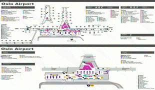 Karte (Kartografie)-Flughafen Oslo-Gardermoen-oslo-airport-map.jpg