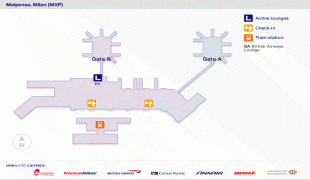 Kaart (kartograafia)-Milano Malpensa Airport-malpensa-airport-map.gif