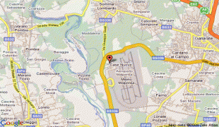 Географическая карта-Аэропорт Милан-Мальпенса-crowne-plaza-hotel-milan-malpensa-airport-map.gif